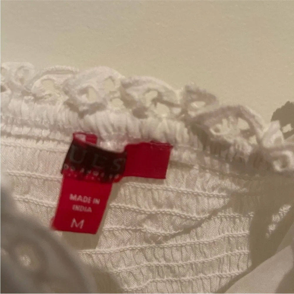 Guess White Lace Detail Top - Picture 4 of 6